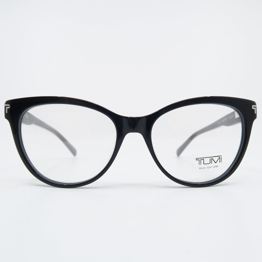 Tumi Women's Black Cat-Eye Glasses